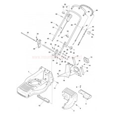 Chassis-Handle, Upper Part spare parts