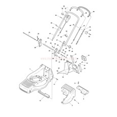 Chassis/Handle Upper Part spare parts