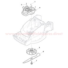 Motor and Blade spare parts