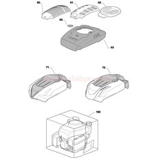 Engine - GGP WBE0701 (3) spare parts