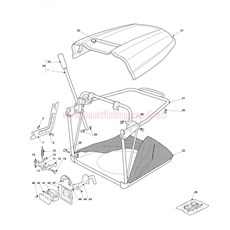 GRASS BAG 1436M-1436H spare parts