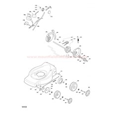 WHEEL SUSPENSION TRANSMISSION spare parts