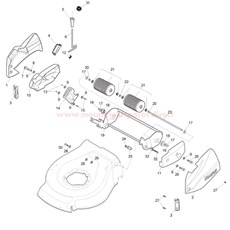 Rear Roller Assy. spare parts