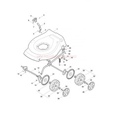 Chassis-Wheels And Height Adjusting spare parts