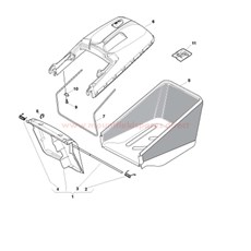 Plastic Grass-Catcher spare parts