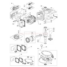 Engine - GGP WBE0702 (2) spare parts
