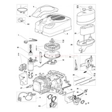 Engine - GGP TRE0801 (1) spare parts