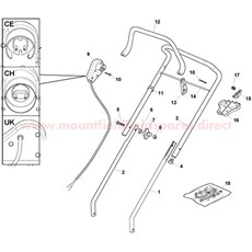 Handle, Upper Part spare parts