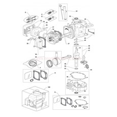 Engine - GGP WBE0704 (2) spare parts