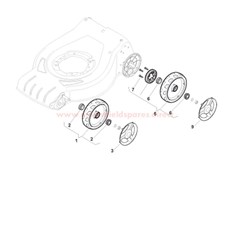 Wheels and Hub Cover spare parts