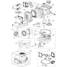 Engine - GGP TRE0701 (2) spare parts