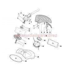 Gear case spare parts