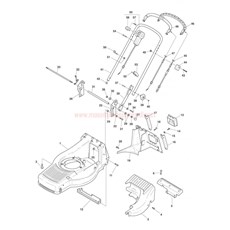 Chassis-Handle, Upper Part spare parts