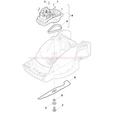 Electric Motor and Blade spare parts