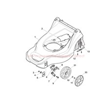 Deck and Height of Cut spare parts