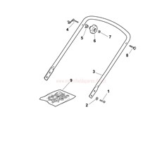 Handle, Lower Part spare parts