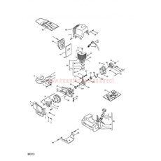 MB 28-MB 28D BRUSH CUTTER ENGINE spare parts