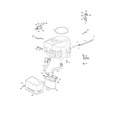 ENGINE STIGA - 17-19 HP spare parts
