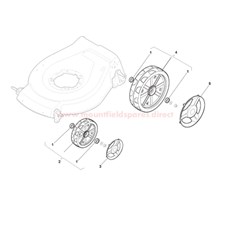 DELTA Wheels with Bearing spare parts