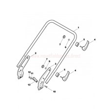 Handle, Lower Part spare parts