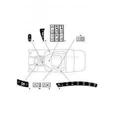 Labels spare parts