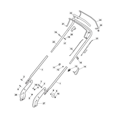 Handle, Upper Part spare parts