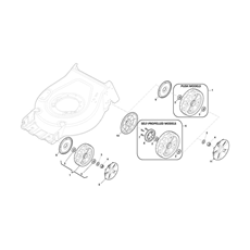 WHEEL AND HUB CAP spare parts