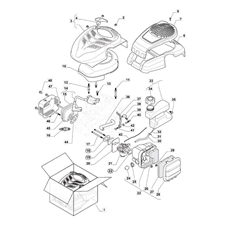 Engine - Carburettor, Tank spare parts