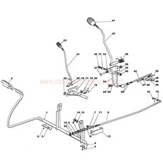 BRAKE CONTROL AND GEAR SHIFTER CONTROL spare parts