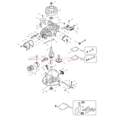 ENGINE-RS100 FLYWHEEL-BRAKE spare parts