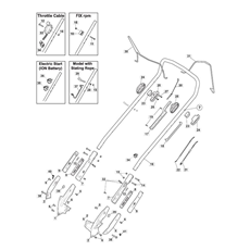 Chassis/Handle, Upper Part spare parts