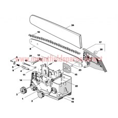 Crankcase-trim group spare parts