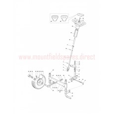 Ride-on 72 Steering spare parts