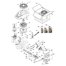 ENGINE - CARBURETTOR , AIR CLEANER spare parts