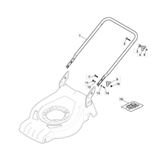 Handle, Lower Part spare parts