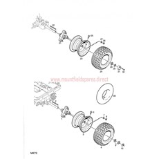 4155H WHEELS 4WD spare parts