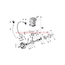 Crankshaft and cylinder spare parts