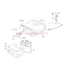 Engine GGP 12.5-13.5-14-14.5-16 HP spare parts