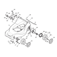 Deck and Height Adjusting spare parts