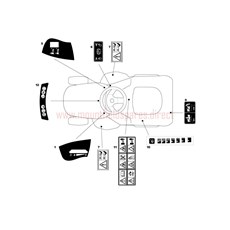 Labels spare parts