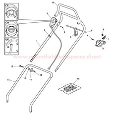 Handle, Upper Part spare parts