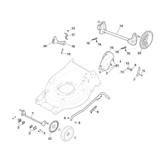 Deck and Height Adjusting spare parts