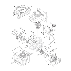 Engine - Carburettor, Tank spare parts