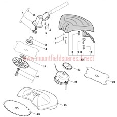 Gear case spare parts