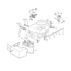 Engine - Honda GXV 390 spare parts