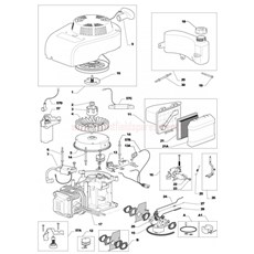 Engine - GGP WBE0701 (1) spare parts