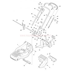 Chassis-Handle, Upper Part spare parts