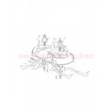 Ride-on 102-122 Cutting Plate spare parts