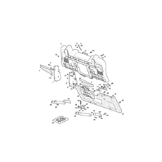 FRAME-REAR PLATE spare parts