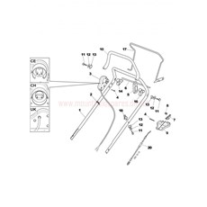 Handle, Upper Part spare parts